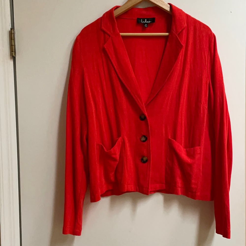 Red lulus jacket